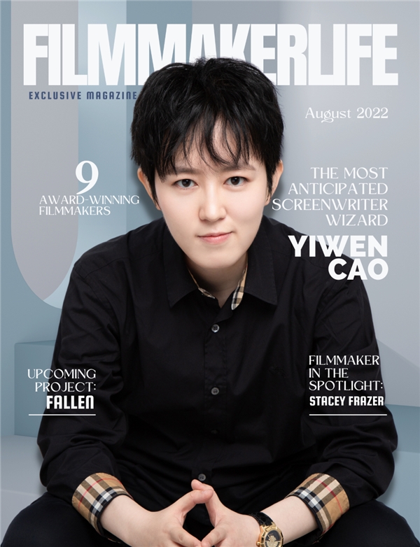 曹译文登上法国电影杂志Filmmaker Life封面并接受非凡人才专访